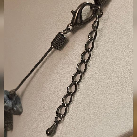 Rare Mine Finds Natural Stones Artisan Crafted Long Necklace. - Picture 5 of 7